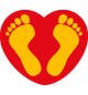 Children's foot health registe Logo