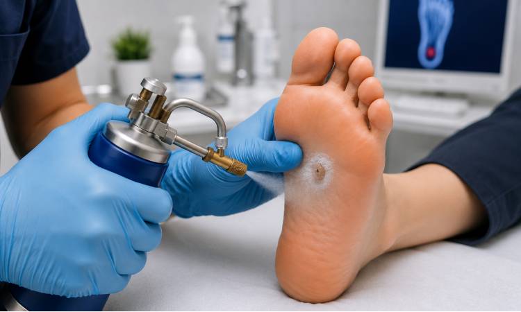 Verruca Freezing Cryotherapy